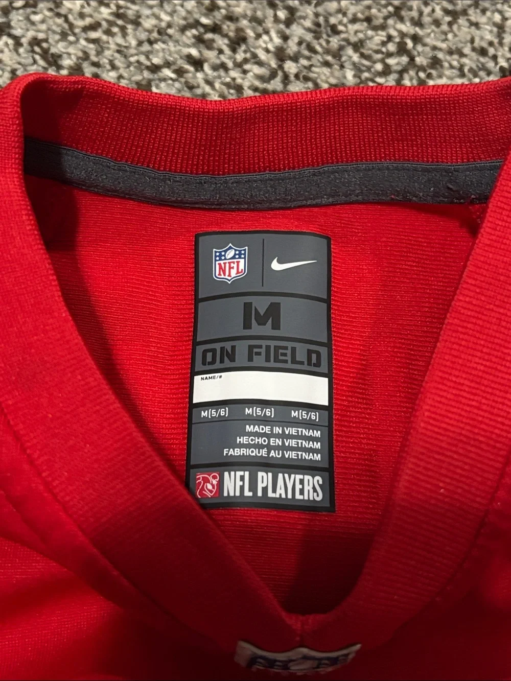 Nike Kids Red Kansas City Chiefs #15 Jersey with White and Gold Accents
